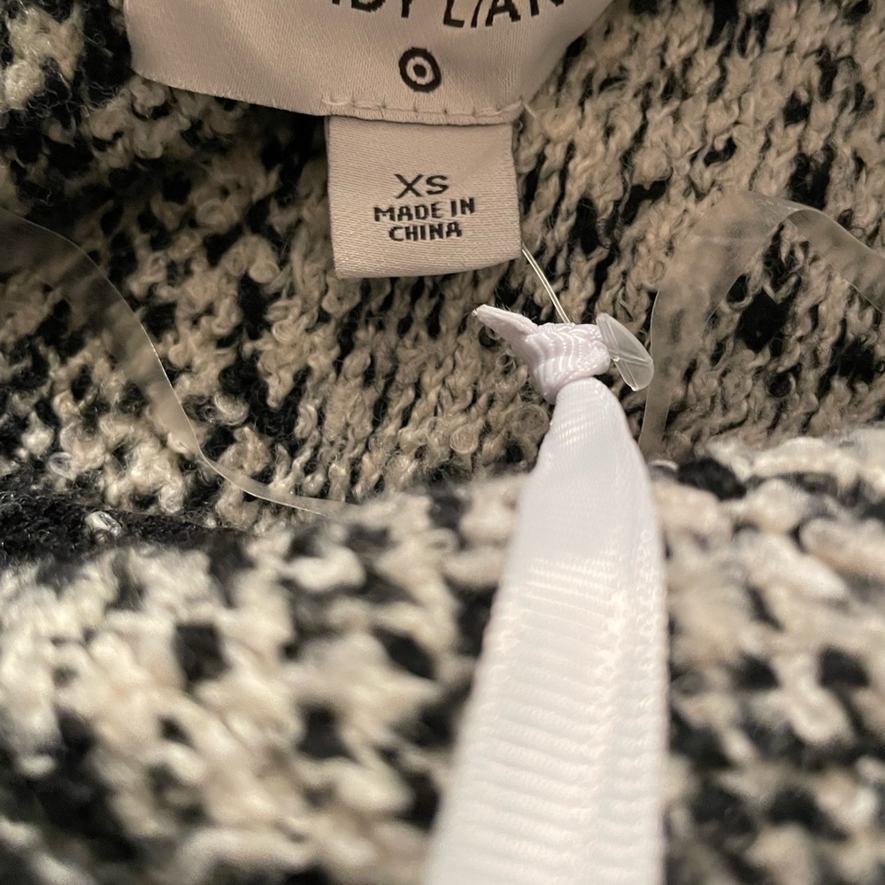 Leopard Sherpa Sweatshirt Sandy Liang Size x-small XS - Picture 8 of 8
